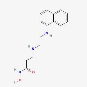 N-Hydroxy-N~3~-{2-[(naphthalen-1-yl)amino]ethyl}-beta-alaninamide