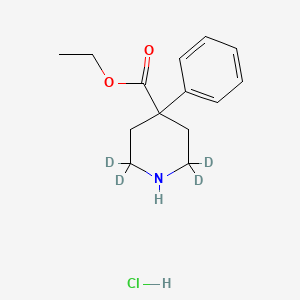 molecular formula C14H20ClNO2 B12639785 Normeperidine-d4 Hydrochloride 