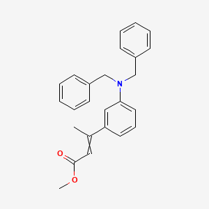 Methyl 3-[3-(dibenzylamino)phenyl]but-2-enoate