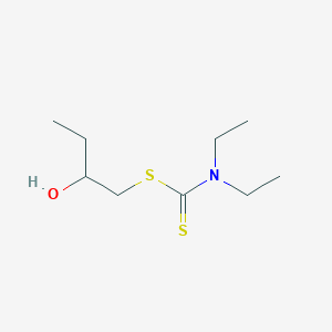 2-Hydroxybutyl diethylcarbamodithioate