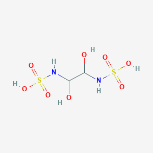 molecular formula C2H8N2O8S2 B12639817 (1,2-Dihydroxyethane-1,2-diyl)disulfamic acid CAS No. 920008-32-8