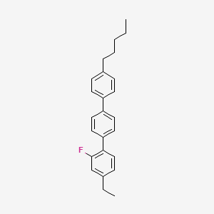 4-Ethyl-2-fluoro-1-[4-(4-pentylphenyl)phenyl]benzene