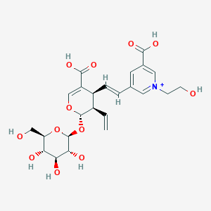 molecular formula C24H30NO12+ B1263983 Lonijaposide C 