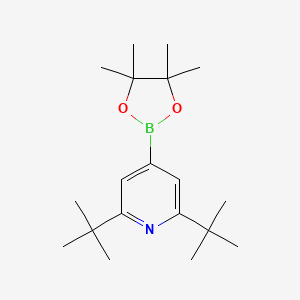 2,6-Di-tert-butyl-4-(4,4,5,5-tetramethyl-1,3,2-dioxaborolan-2-yl)pyridine