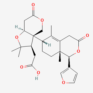 molecular formula C26H32O8 B1263986 Deoxylimonoic acid 