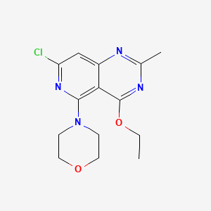 7-Chloro-4-ethoxy-2-methyl-5-(morpholin-4-yl)pyrido[4,3-d]pyrimidine