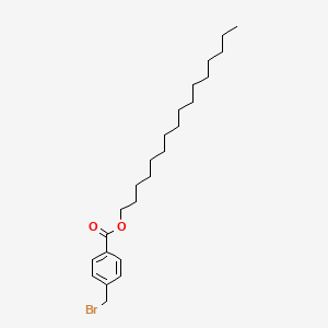 molecular formula C24H39BrO2 B12639885 Hexadecyl 4-(bromomethyl)benzoate CAS No. 920982-13-4