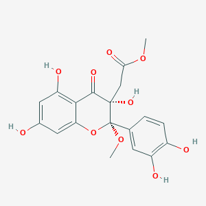 molecular formula C19H18O10 B1263989 毛蕊黄酮 
