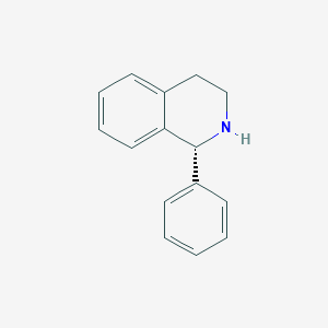 molecular formula C15H15N B126399 (1R)-1-苯基-1,2,3,4-四氢异喹啉 CAS No. 180272-45-1