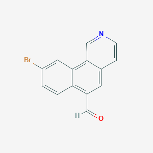 molecular formula C14H8BrNO B12639907 9-Bromobenzo[h]isoquinoline-6-carbaldehyde CAS No. 919293-23-5