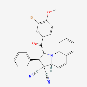 molecular formula C28H20BrN3O2 B12639923 C28H20BrN3O2 