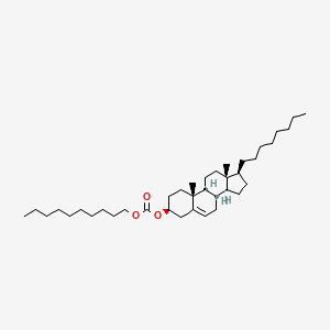 decyl [(3S,8S,9S,10R,13R,14S,17S)-10,13-dimethyl-17-octyl-2,3,4,7,8,9,11,12,14,15,16,17-dodecahydro-1H-cyclopenta[a]phenanthren-3-yl] carbonate