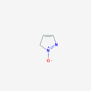 molecular formula C3H4N2O B12639990 2-Oxo-3H-2lambda~5~-pyrazole CAS No. 921604-84-4