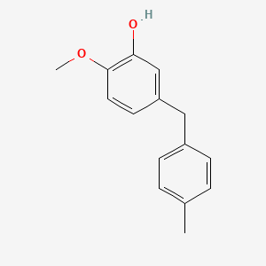 2-Methoxy-5-[(4-methylphenyl)methyl]phenol