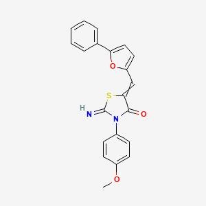 4-Thiazolidinone, 2-iMino-3-(4-Methoxyphenyl)-5-[(5-phenyl-2-furanyl)Methylene]-