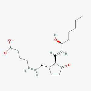 molecular formula C20H29O4- B1264008 (5Z,13E,15S)-15-hydroxy-11-oxoprosta-5,9,13-trien-1-oate 
