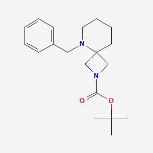 2,5-Diazaspiro[3.5]nonane-2-carboxylic acid, 5-(phenylmethyl)-, 1,1-dimethylethyl ester