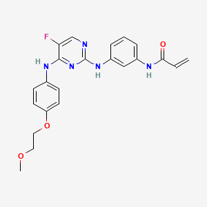 2-Propenamide, N-[3-[[5-fluoro-4-[[4-(2-methoxyethoxy)phenyl]amino]-2-pyrimidinyl]amino]phenyl]-