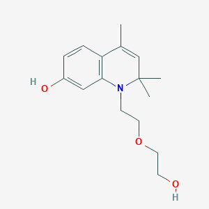 1-[2-(2-Hydroxyethoxy)ethyl]-2,2,4-trimethyl-1,2-dihydroquinolin-7-ol