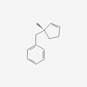 {[(1S)-1-Methylcyclopent-2-en-1-yl]methyl}benzene