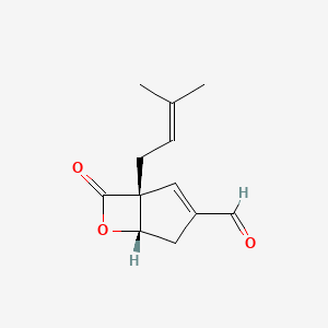 molecular formula C12H14O3 B1264024 振动内酯 C 