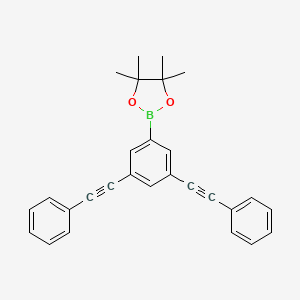 2-[3,5-Bis(phenylethynyl)phenyl]-4,4,5,5-tetramethyl-1,3,2-dioxaborolane