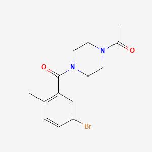 1-[4-(5-Bromo-2-methyl-benzoyl)-piperazin-1-yl]-ethanone