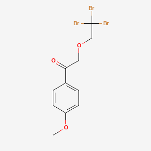 1-(4-Methoxyphenyl)-2-(2,2,2-tribromoethoxy)ethan-1-one