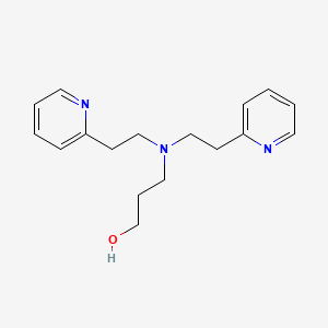 3-{Bis[2-(pyridin-2-YL)ethyl]amino}propan-1-OL