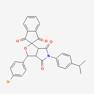 molecular formula C29H22BrNO5 B12640319 C29H22BrNO5 