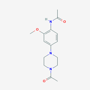 N-[4-(4-acetylpiperazin-1-yl)-2-methoxyphenyl]acetamide