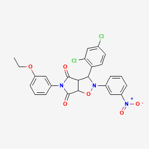 molecular formula C25H19Cl2N3O6 B12640354 C25H19Cl2N3O6 