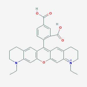 molecular formula C31H31N2O5+ B1264038 ATTO 565 meta-isomer(1+) 