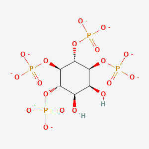 molecular formula C6H8O18P4-8 B1264039 1D-myo-inositol 3,4,5,6-tetrakisphosphate(8-) 