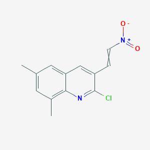 2-Chloro-6,8-dimethyl-3-(2-nitroethenyl)quinoline