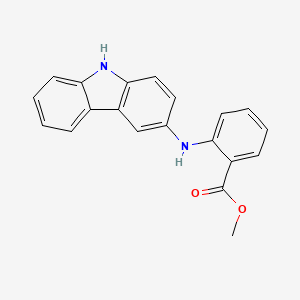 molecular formula C20H16N2O2 B12640400 methyl 2-(9H-carbazol-3-ylamino)benzoate 