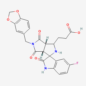 molecular formula C24H20FN3O7 B12640409 C24H20FN3O7 