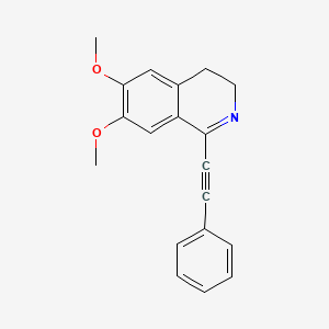 6,7-Dimethoxy-1-(2-phenylethynyl)-3,4-dihydroisoquinoline