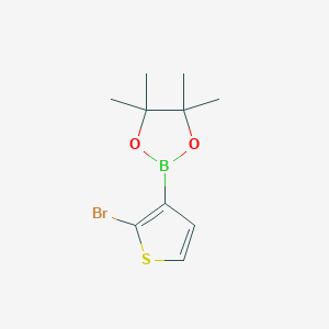 2-(2-Bromothiophen-3-YL)-4,4,5,5-tetramethyl-1,3,2-dioxaborolane