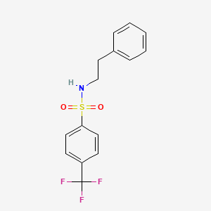 N-(2-Phenylethyl)-4-(trifluoromethyl)benzenesulfonamide