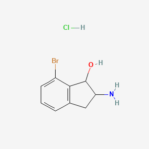 2-Amino-7-bromoindan-1-ol hydrochloride