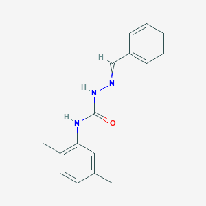 2-Benzylidene-N-(2,5-dimethylphenyl)hydrazine-1-carboxamide