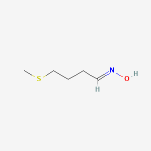 molecular formula C5H11NOS B1264047 4-甲硫基丁醛肟 