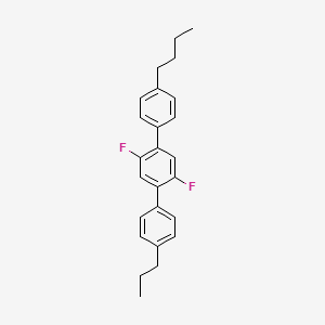 1-(4-Butylphenyl)-2,5-difluoro-4-(4-propylphenyl)benzene