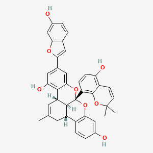 molecular formula C39H32O8 B1264050 Sorocenol G 