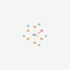 molecular formula Br5H5MoO B1264051 pentabromidooxidomolybdate(V) 