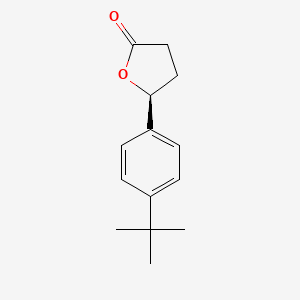 molecular formula C14H18O2 B12640516 (5S)-5-(4-tert-Butylphenyl)oxolan-2-one CAS No. 918831-60-4