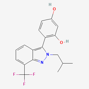 1,3-Benzenediol, 4-[2-(2-Methylpropyl)-7-(trifluoroMethyl)-2H-indazol-3-yl]-