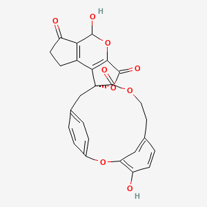 molecular formula C26H20O9 B1264062 Retipolide A 
