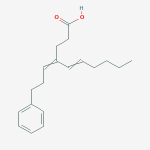 4-(3-Phenylpropylidene)dec-5-enoic acid